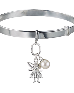 Molly Brown Aurora Sterling Silver & Gold Tone Fairy Bangle