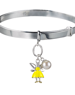 Molly Brown Aurora Sterling Silver & Gold Tone Fairy Bangle